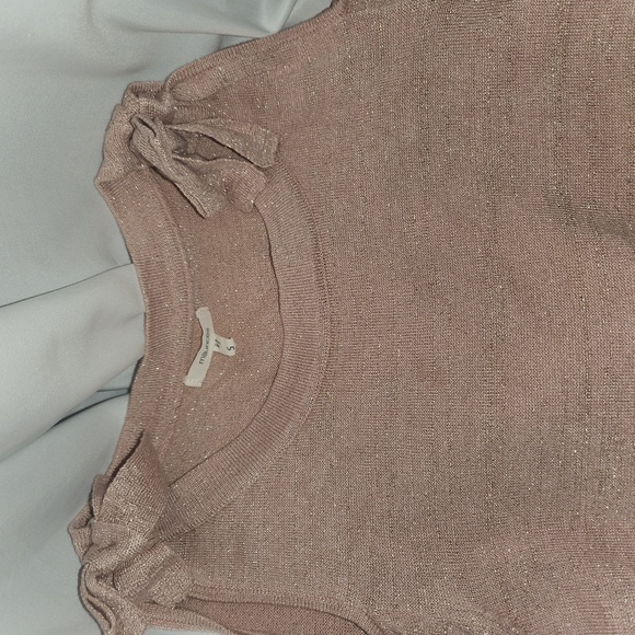 Maurices Rose Gold Cold Shoulder Sweater - Picture 3 of 4